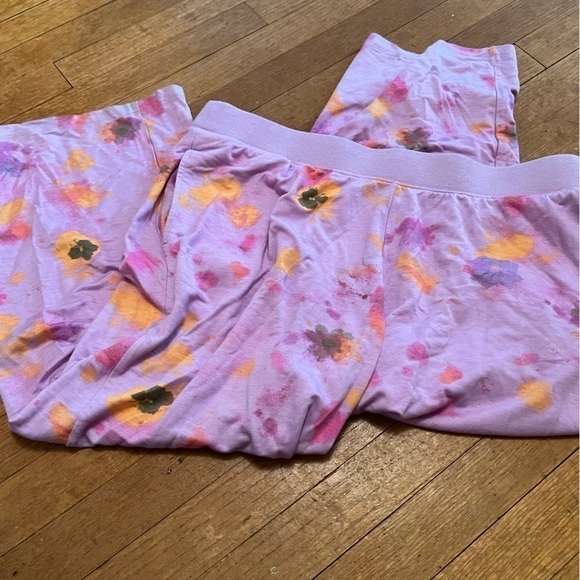 CANDACE Cameron Bure Malibu Lounge lilac pants, petite L. - Picture 2 of 5